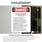 Signmission Qualified Personnel Operate This Machine Danger Sign, Vinyl Decal, 7in W x 10in L, 2PK OS-2PACK-DS-D-710-L-1869 - alternate 4